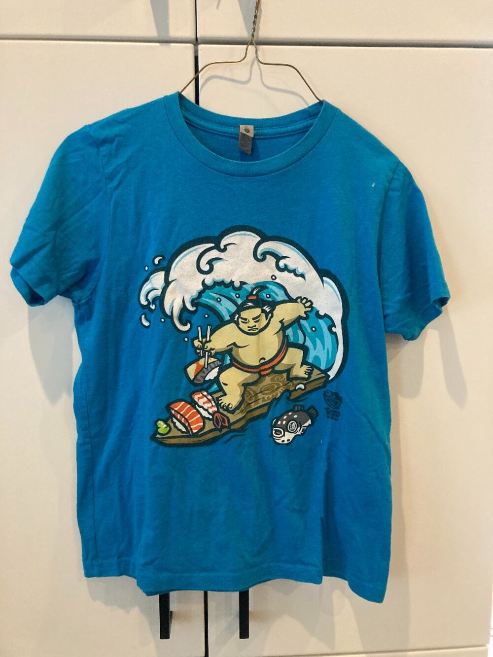 Sumofish T-shirt, kids size L